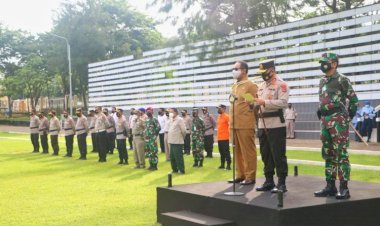 Antisipasi-Bencana-Alam-dan-Karhutla,-Polda-NTT-Gelar-Apel-Pasukan-Gabungan-Kesiapsiagaan