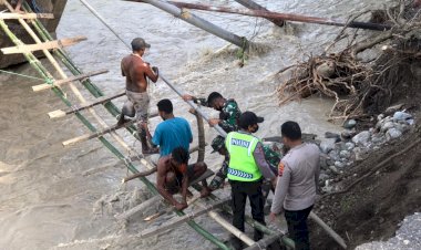 Pasca-Bencana-Alam,-Polres-Alor-Membuka-Posko-Darurat-Bencana-Alam-di-Kecamatan-ATL