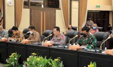 Rakor-Lintas-Sektoral-Jelang-Idul-Fitri,-Kapolri:-Keselamatan-Rakyat-Hukum-Tertinggi