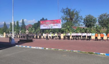 Jelang-HUT-Bhayangkara-ke-75-tahun-2021,-Kapolres-Alor-menyelenggarakan-Pemilihan-Duta-Damai-Presisi.