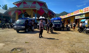 Patroli-Pasar,-Polsek-Alor-Selatan-Himbau-Warga-Taat-Protokol-Kesehatan