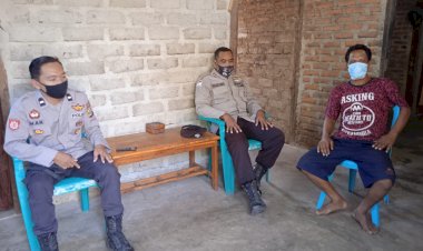 Jalin-Komunikasi-dan-Keakraban-dengan-Warga,-Anggota-Polsek-Pantar-Laksanakan-Giat-Sambang-Kunjung