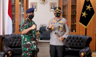 Perkokoh-Hubungan-Silaturahmi,-Kapolda-NTT-Terima-Kunjungan-dari-Danlantamal-VII-Kupang