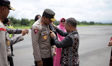 Kunjungan-Kerja-di-Wilkum-Polres-Ngada,-Kapolda-NTT-Disambut-Forkopimda-Ngada