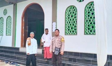 Laksanakan-Patroli-Samabang-Ke-Warga-Binaan,-Bhabinkamtibmas-Sampaikan-Himbauan-Kamtibmas