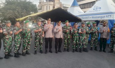 Kapolda-NTT-bersama-Kasrem-161/WS-Gelar-Patroli-Cek-Pos-Pam-dan-Pos-Yan-Ketupat-2023-di-Kota-Kupang