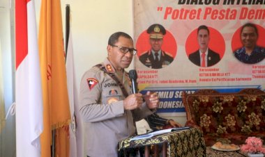 Dialog-Interaktif-Bersama-Mahasiswa-Undarma-Kupang,-Kapolda-NTT-Paparkan-Peran-Polri-Dalam-Pemilu