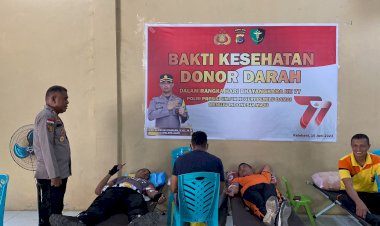 Jelang-Hari-Bhayangkara-ke-77,-Polres-Alor-Gelar-Bakti-Kesehatan-Donor-Darah