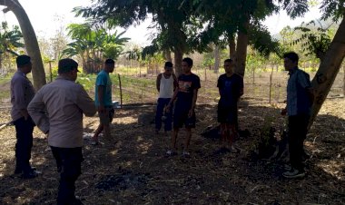 Polsek-Pantar-Berikan-Himbauan-dan-Sosialisasi-Karhutla-Kepada-Warga