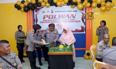 Polwan-Polres-Alor-Gelar-Syukuran-Hari-Jadi-Polwan-Ke-75