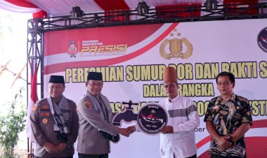Bahagianya-Warga-Ciamis-dapat-Bantuan-Sumur-Bor-dan Paket-Sembako-dari-Operasi-NCS-Polri