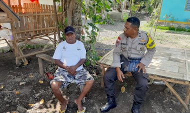 Bhabinkamtibmas-Kelurahan-Welai-Timur-Gencar-Sambangi-Warga:-Himbau-Kerjasama-dan-Waspadai-Situasi-Kamtibmas