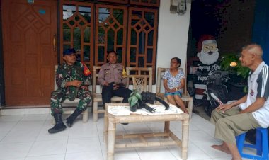 Anggota-Bhabinkamtibmas-dan-Bhabhinsa-Kelabahi-Timur-Himbau-Warga-Jaga-Situasi-Kamtibmas-Menjelang-Pemilu-Ulang