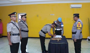 Waka-Polres-Alor-Pimpin-Upacara-Serah-Terima-Jabatan-Kapolsek-Alor-Timur-dan-Alor-Timur-Laut