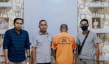 Satuan-Reskrim-Polres-Alor-Tahan-Pelaku-Dugaan-Kasus-Pencurian-di-Kelurahan-Kalabahi-Timur