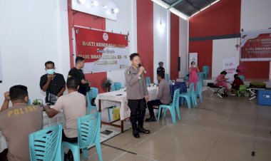 Sambut-Hari-Bhayangkara-Ke-78,-Polres-Alor-Gelar-Aksi-Donor-Darah