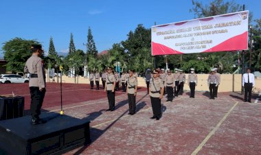 Kapolres-Alor-Pimpin-Upacara-Serah-Terima-Jabatan-Kapolsek-Pantar-dan-Pengukuhan-Jabatan-Kapolsek-Alor-Tengah-Utara