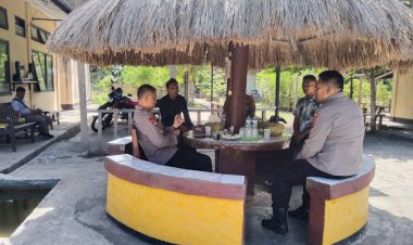 Kapolres-Alor-Kunjungi-Polsek-Alor-Timur-Laut,-Tekankan-Kesiapan-dan-Pelayanan-Masyarakat