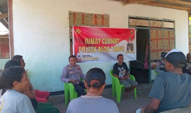 Kegiatan-Jumat-Curhat:-Ps.-Kapolsek-Alor-Timur-Serap-Aspirasi-Warga-Kolana-Utara