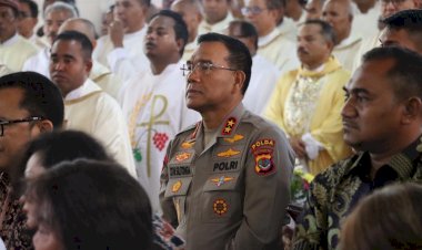 Kapolda-NTT-Hadiri-Misa-Pentahbisan-Uskup-Agung-Ende-Mgr.-Paulus-Budi-Kleden,-SVD