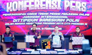Bareskrim-Polri-Bongkar-Jaringan-Judi-Online-Internasional-1XBET,-9-Tersangka-Diamankan