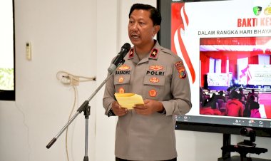 Humanis-dan-Dekat-dengan-Rakyat,-Polda-NTT-Layani-Kesehatan-Ojek-Online-Jelang-Hari-Bhayangkara
