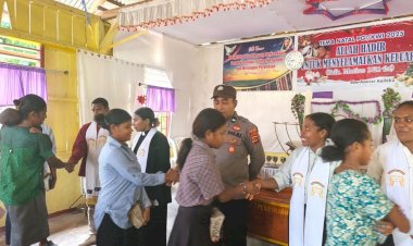 Polsubsektor-Pureman-Gelar-Patroli-dan-Minggu-Kasih-di-Desa-Kailesa,-Wujudkan-Kamtibmas-Kondusif