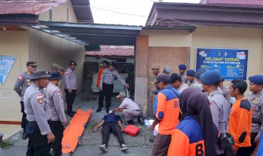 Polres-Alor-Gelar-Simulasi-Penanganan-Bencana-Alam