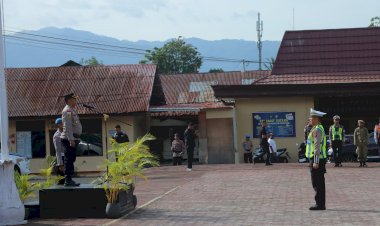 Waka-Polres-Alor-Pimpin-Apel-Gelar-Pasukan-Operasi-Keselamatan-Turangga-2026