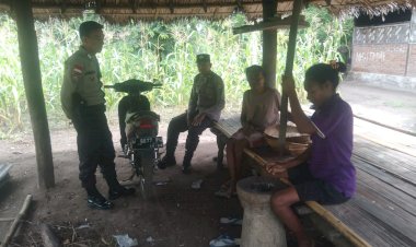 Polsek-Alor-Timur-Intensifkan-Patroli-Kamtibmas,-Imbau-Warga-Maritaing-Jaga-Keamanan-dan-Waspada-Cuaca-Ekstrem