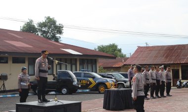 Kapolres-Alor-Pimpin-Upacara-Sertijab-Kasat-Binmas,-Kasat-Narkoba-dan-Kapolsek-Pantar-Barat