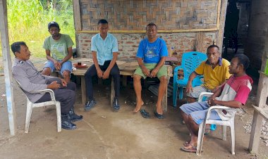 Polsek-Alor-Timur-Laksanakan-Patroli-Dialogis-dan-Sambang-Kamtibmas-di-Desa-Maritaing