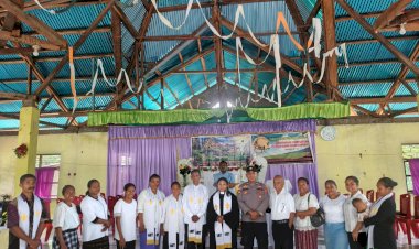 Polsubsektor-Pureman-Gelar-Patroli-dan-Minggu-Kasih-di-Desa-Kailesa,-Warga-Dihimbau-Jaga-Kamtibmas