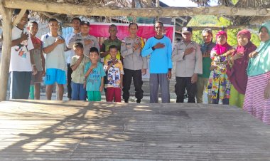 Polsek-Pantar-Gelar-Jumat-Curhat-di-Desa-Wailawar,-Serap-Aspirasi-Warga-dan-Perkuat-Kamtibmas