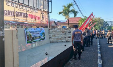 GERAKAN-INDONESIA-ASRI,-POLRES-ALOR-GELAR-AKSI-BERSIH-MAKO-DAN-ASRAMA-DALAM-RANGKA-HARI-BHAYANGKARA-KE-80