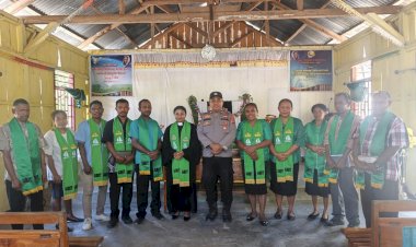 Polsubsektor-Pureman-Gelar-Minggu-Kasih-di-Desa-Kailesa,-Warga-Diajak-Bersama-Jaga-Kamtibmas