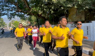 Satlantas-Polres-Alor-Gelar-Olahraga-Bersama-Semarakkan-Hari-Lalu-Lintas-Bhayangkara-Ke-71