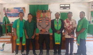 Polsubsektor-Pureman-Gelar-Minggu-Kasih-dan-Sambang-Kamtibmas-di-Desa-Purnama,-Ajak-Warga-Jaga-Kamtibmas