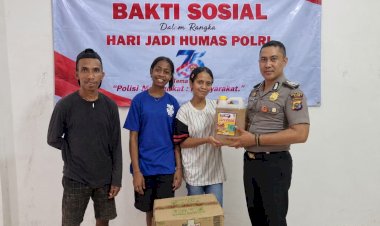 Sambut-HUT-Humas-Polri-ke-75,-Humas-Polres-Alor-Salurkan-Bantuan-Sembako-kepada-Masyarakat