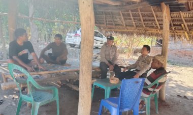 Polsek-Alor-Timur-Gelar-Patroli-dan-Sambang-Warga-Maritaing,-Ajak-Masyarakat-Jaga-Kamtibmas