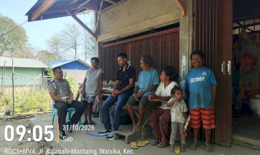 Polsek-Alor-Timur-Laut-Intensifkan-Sabtu-Keliling,-Ajak-Warga-Cegah-Konsumsi-Miras-dan-Jaga-Kamtibmas