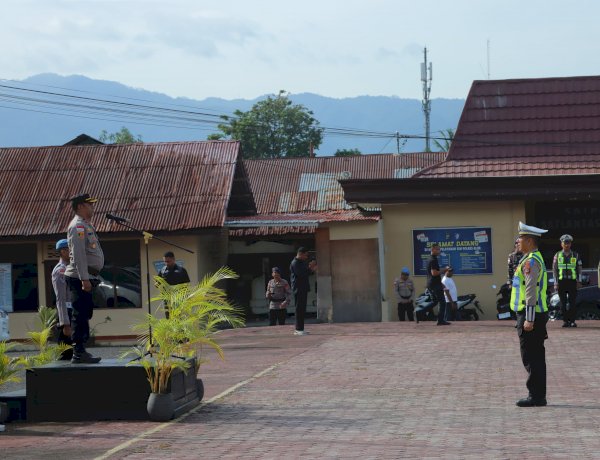 Waka Polres Alor Pimpin Apel Gelar Pasukan Operasi Keselamatan Turangga 2026