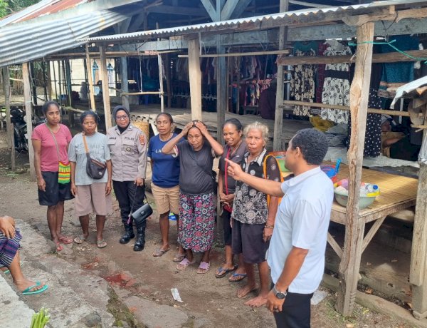 Kanit Reskrim Polsek Alor Barat Daya Laksanakan Cooling System di Kelurahan Moru