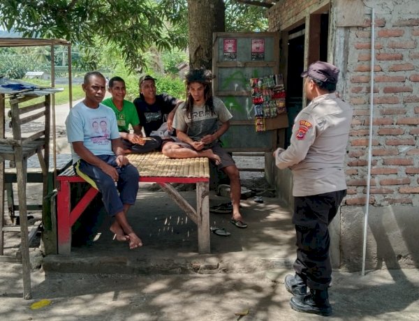 Sambang Humanis Polsek Pantar Perkuat Sinergi Warga Kabir Jaga Kamtibmas di Bulan Ramadhan