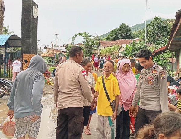Patroli Dialogis dan Pengamanan Pasar Bakalang, Polsubsektor Pantar Timur Jaga Situasi Tetap Kondusif