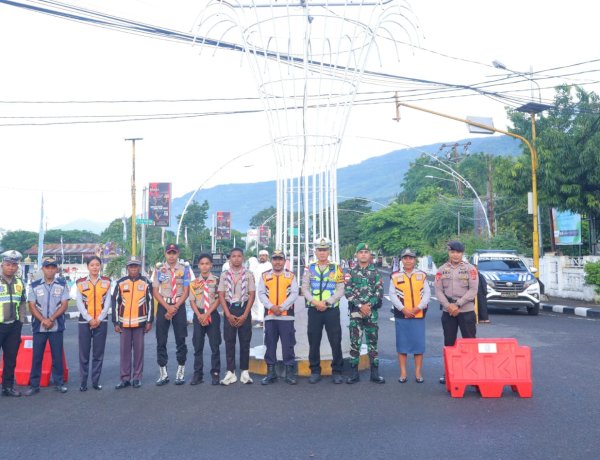 Polres Alor Amankan Pelaksanaan Shalat Idul Fitri 1447 H di Kalabahi, Ribuan Jemaah Khusyuk Beribadah
