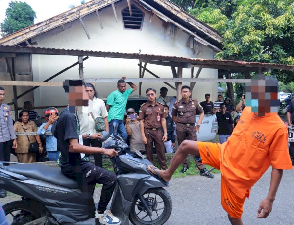 UNGKAP FAKTA PERISTIWA, POLRES ALOR GELAR REKONSTRUKSI KASUS PEMBUNUHAN