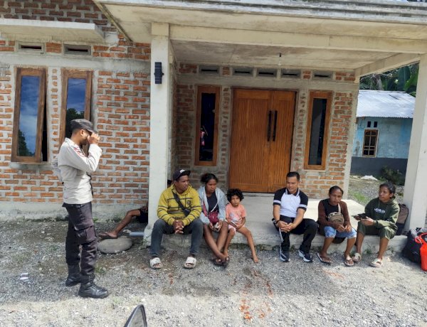 Polsek Alor Timur Laut Gelar Patroli Dialogis dan Sambang Kamtibmas Humanis di Desa Waisika