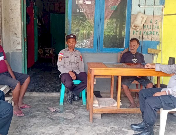 Patroli Dialogis Polsek Alor Timur Ajak Warga Kaipera Jaga Kamtibmas dan Cegah Konflik Sosial