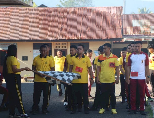 Polres Alor Gelar Tes Kesamaptaan Jasmani Berkala Semester I Tahun 2026